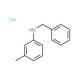 N-benzyl-N-(3-methylphenyl)amine hydrochloride (CAS 5405-17-4) - chemical structure image