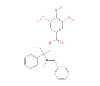 N-Benzyl N-Demethyl Trimebutine (CAS 1329834-94-7) - chemical structure image