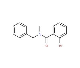 N-Benzyl-N-methyl 2-bromobenzamide (CAS 124461-28-5) - chemical structure image
