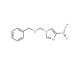 N-Benzyl oxymethyl-4-nitro-imidazole (CAS 669713-66-0) - chemical structure image