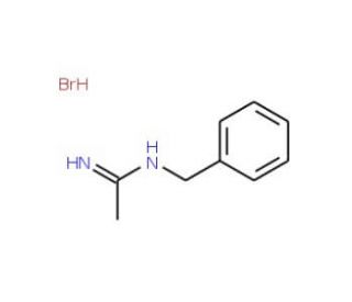 N-Benzylacetamidine Hydrobromide (CAS 186545-76-6) - chemical structure image