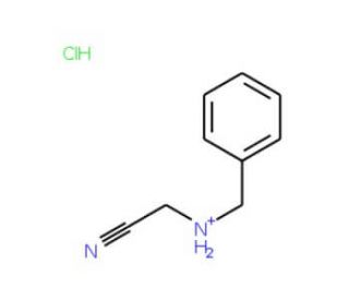 N-Benzylaminoacetonitrile hydrochloride (CAS 63086-36-2) - chemical structure image