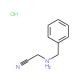 N-Benzylaminoacetonitrile hydrochloride (CAS 63086-36-2) - chemical structure image
