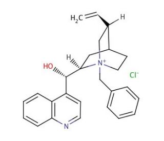 N-Benzylcinchoninium chloride (CAS 69221-14-3) - chemical structure image