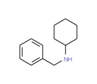 N-benzylcyclohexanamine (CAS 4383-25-9) - chemical structure image