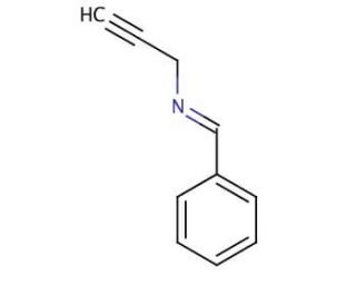 N-Benzylidene-2-propynylamine (CAS 57734-99-3) - chemical structure image