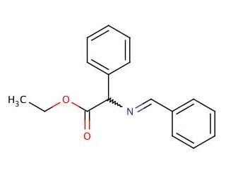 N-Benzylidene-DL-phenylglycine Ethyl Ester - chemical structure image