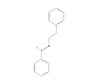 N-Benzylidenephenethylamine (CAS 3240-95-7) - chemical structure image