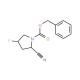 N-Benzyloxycarbonyl-(2S,4R)-2-cyano-4-fluoropyrrolidine - chemical structure image