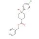 N-Benzyloxycarbonyl-4-(4-chlorophenyl)-4-piperidinol - chemical structure image