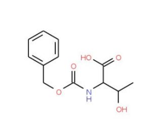 N-Benzyloxycarbonyl-D-threonine (CAS 80384-27-6) - chemical structure image