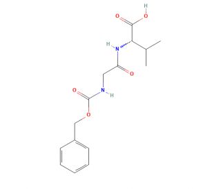 N-(Benzyloxycarbonyl)glycyl-L-valine (CAS 33912-87-7) - chemical structure image