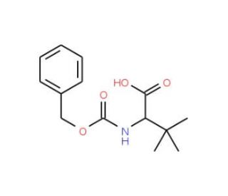 N-Benzyloxycarbonyl-L-tert-leucine (CAS 62965-10-0) - chemical structure image