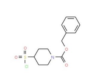 N-(Benzyloxycarbonyl)-piperidine-4-sulphonyl chloride (CAS 287953-54-2) - chemical structure image