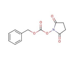 N-(Benzyloxycarbonyloxy)succinimide (CAS 13139-17-8) - chemical structure image