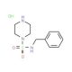 N-benzylpiperazine-1-sulfonamide hydrochloride - chemical structure image