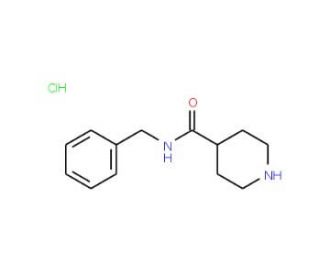 N-benzylpiperidine-4-carboxamide hydrochloride (CAS 101264-48-6) - chemical structure image