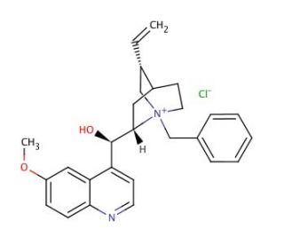 N-Benzylquininium chloride (CAS 67174-25-8) - chemical structure image