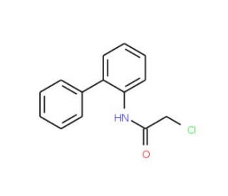 N-Biphenyl-2-yl-2-chloro-acetamide (CAS 23088-28-0) - chemical structure image