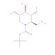 N-Boc-1,5-imino-1,5-dideoxy-D-glucitol (CAS 130539-12-7) - chemical structure image