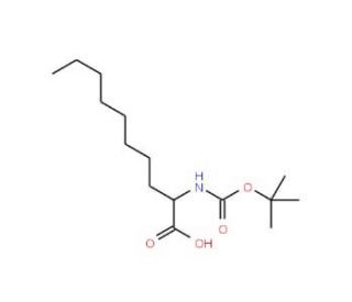 N-Boc-2-Octyl-L-glycine (CAS 67862-03-7) - chemical structure image