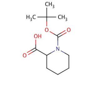 N-Boc-2-piperidinecarboxylic acid (CAS 98303-20-9) - chemical structure image