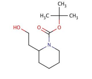 N-Boc-2-piperidineethanol (CAS 118811-03-3) - chemical structure image