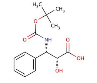 N-Boc-(2S,3S)-3-amino-2-hydroxy-3-phenylpropionic acid (CAS 59937-41-6) - chemical structure image