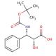 N-Boc-(2S,3S)-3-amino-2-hydroxy-3-phenylpropionic acid (CAS 59937-41-6) - chemical structure image