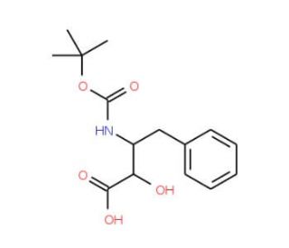 N-Boc-(2S-3S)-3-amino-2-hydroxy-4-phenylbutyric acid (CAS 116661-86-0) - chemical structure image