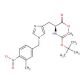 N-Boc-3-(3-methyl-4-nitrobenzyl)-L-histidine methyl ester (CAS 114787-83-6) - chemical structure image