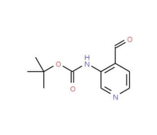 N-Boc-3-amino-4-formylpyridine (CAS 116026-95-0) - chemical structure image