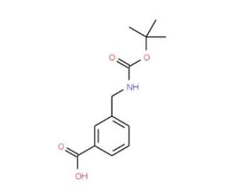 N-Boc-3-Aminomethyl-benzoic acid (CAS 117445-22-4) - chemical structure image
