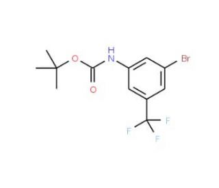 N-BOC-3-Bromo-5-trifluoromethylaniline (CAS 641571-03-1) - chemical structure image