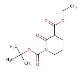 N-Boc-3-carbethoxy-2-piperidone - chemical structure image
