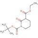 N-Boc-3-carbethoxy-2-piperidone - chemical structure image