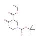 N-Boc-3-Carboethoxy-4-Piperidone (CAS 98977-34-5) - chemical structure image
