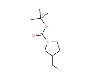 N-Boc-3-iodomethyl-pyrrolidine (CAS 479622-36-1) - chemical structure image