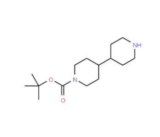 N-Boc-4,4&prime;-bipiperidine (CAS 171049-35-7) - chemical structure image