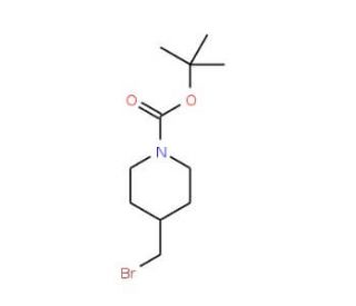 N-Boc-4-bromomethyl-piperidine (CAS 158407-04-6) - chemical structure image
