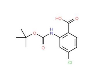 N-Boc-4-Chloroanthranilic acid (CAS 136290-47-6) - chemical structure image