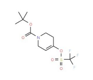 N-Boc-4-trifluoromethanesulfonyloxy-3,6-dihydro-2H-pyridine (CAS 138647-49-1) - chemical structure image