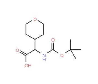 N-Boc-4&prime;-tetrahydropyranylglycine (CAS 182287-49-6) - chemical structure image