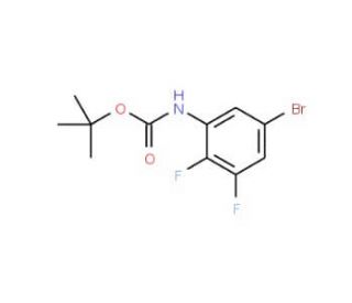 N-BOC 5-bromo-2,3-difluoroaniline (CAS 1150114-27-4) - chemical structure image