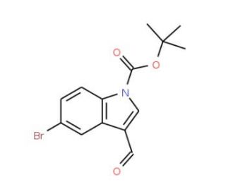 N-Boc-5-bromo-3-formylindole (CAS 325800-39-3) - chemical structure image
