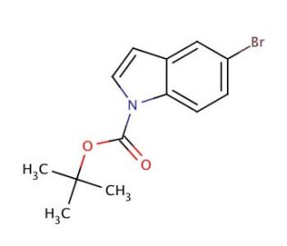 N-Boc-5-bromoindole (CAS 182344-70-3) - chemical structure image