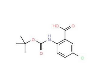 N-Boc-5-chloroanthranilic acid (CAS 253677-29-1) - chemical structure image