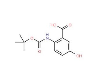 N-Boc-5-hydroxyanthranilic acid (CAS 244765-00-2) - chemical structure image