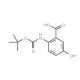 N-Boc-5-hydroxyanthranilic acid (CAS 244765-00-2) - chemical structure image