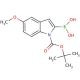 N-Boc-5-methoxy-2-indolylboronic acid (CAS 290331-71-4) - chemical structure image
